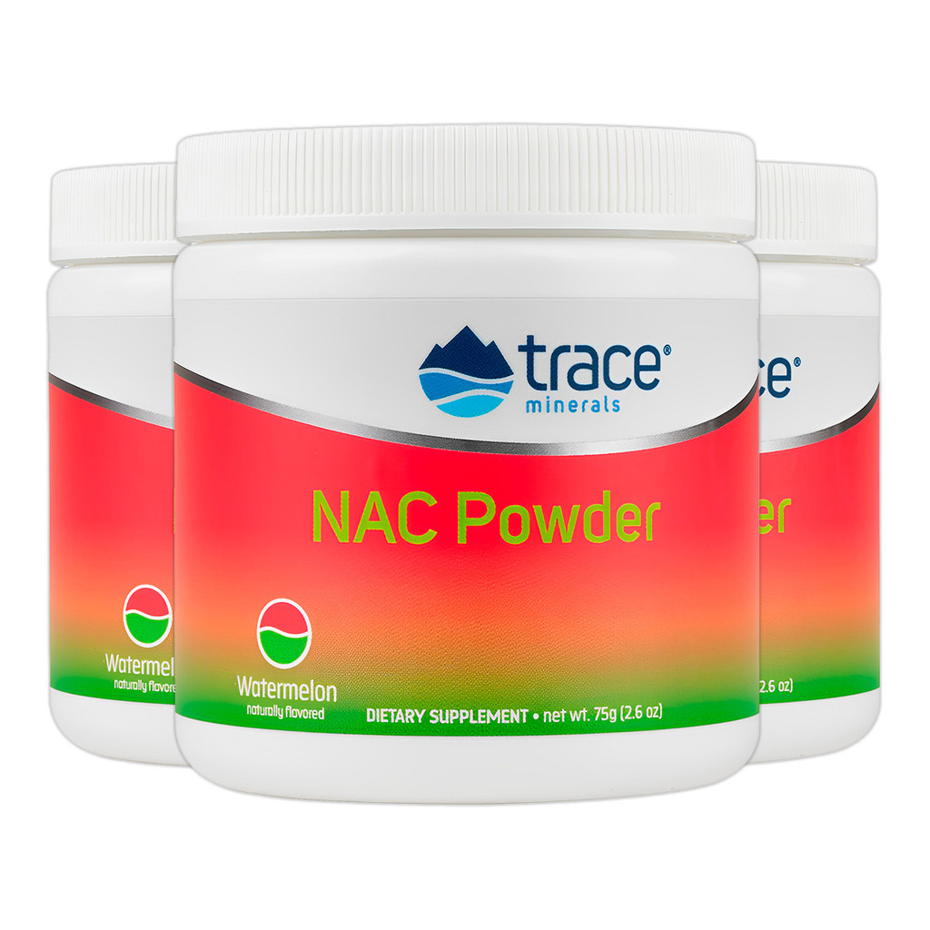 Kit 5x Trace Minerals Nac Pó 75g Sabor Melância Importado /Made in Usa ...