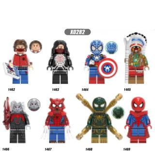 Original Soccerwe Bloco de construção de brinquedos feitos à mão Minifiguras de blocos de construção X0282 Comércio Exterior Ensacado X1462-1469