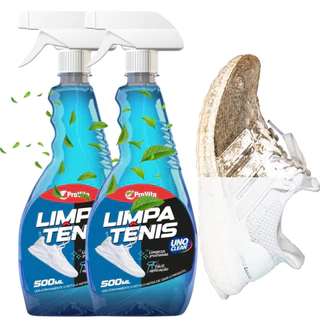 kit 2 Limpa Tenis Instantâneo Branco Espuma Limpa Tênis Produto Limpador