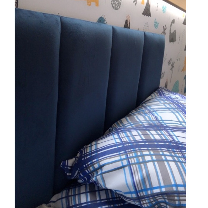 Kit 7 Cabeceiras Estofada Modular Cama Casal Adesivo