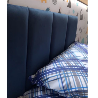 Kit 7 Cabeceiras Estofada Modular Cama Casal Adesivo