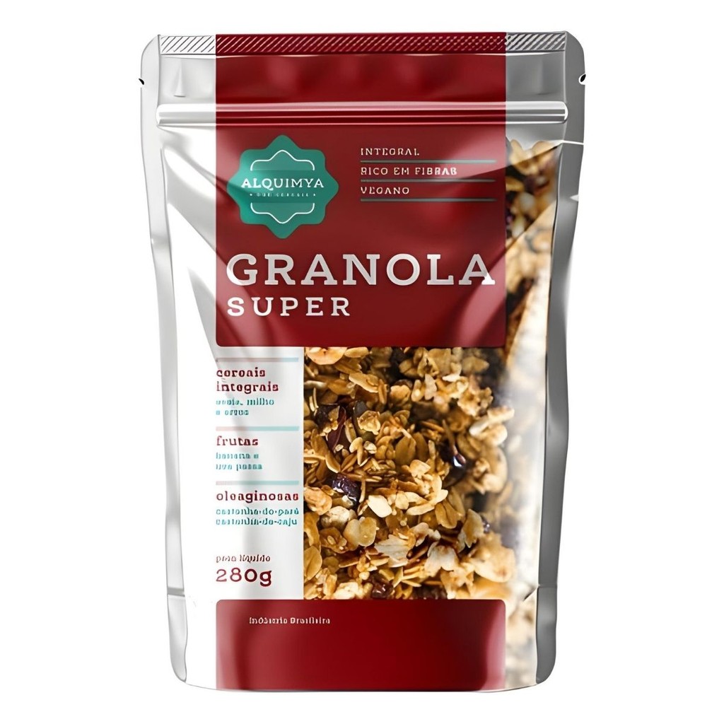 Granola Fit Dieta Super Alquimya Alimentação Saudável 280g | Shopee Brasil