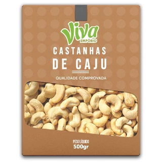Castanha De Caju W1 Torrada E Salgada 400gr Premium