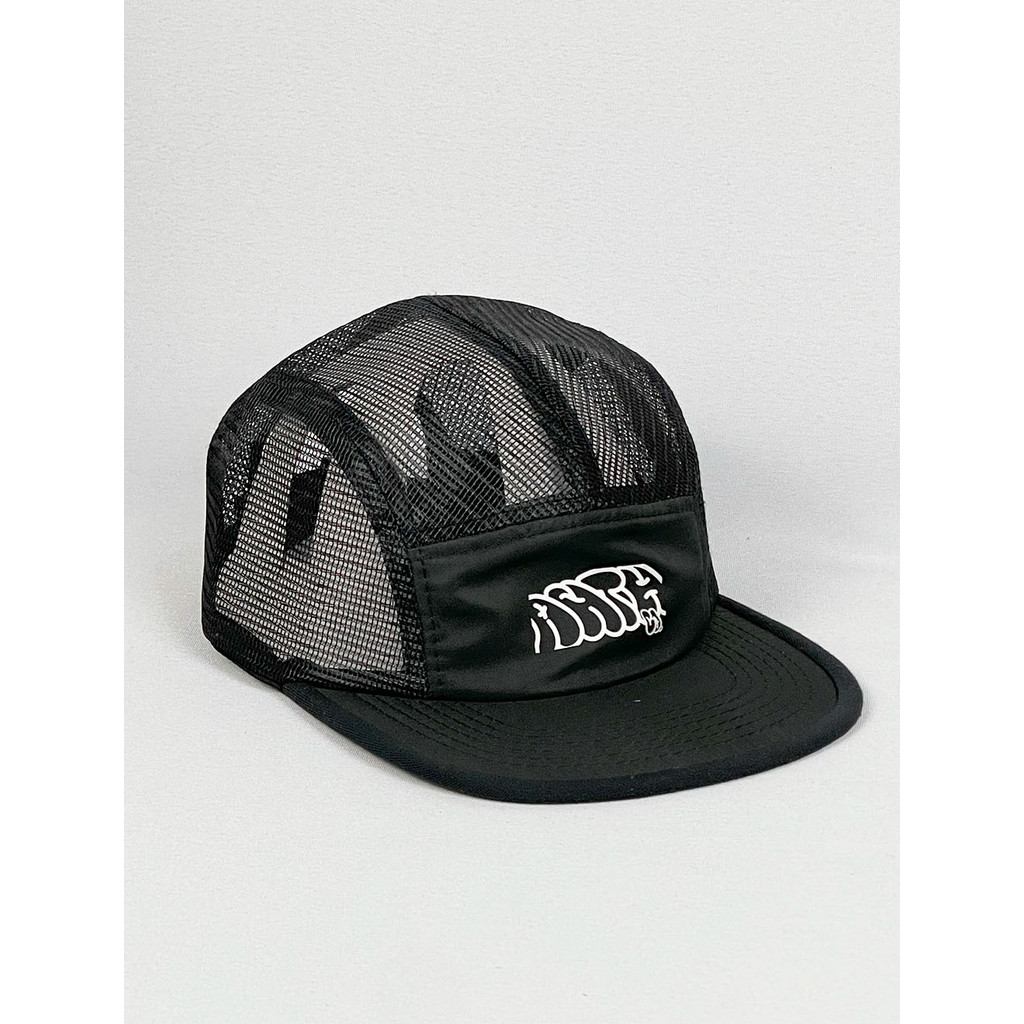 Boné 5 Five Panel Tela Hosters - Preto