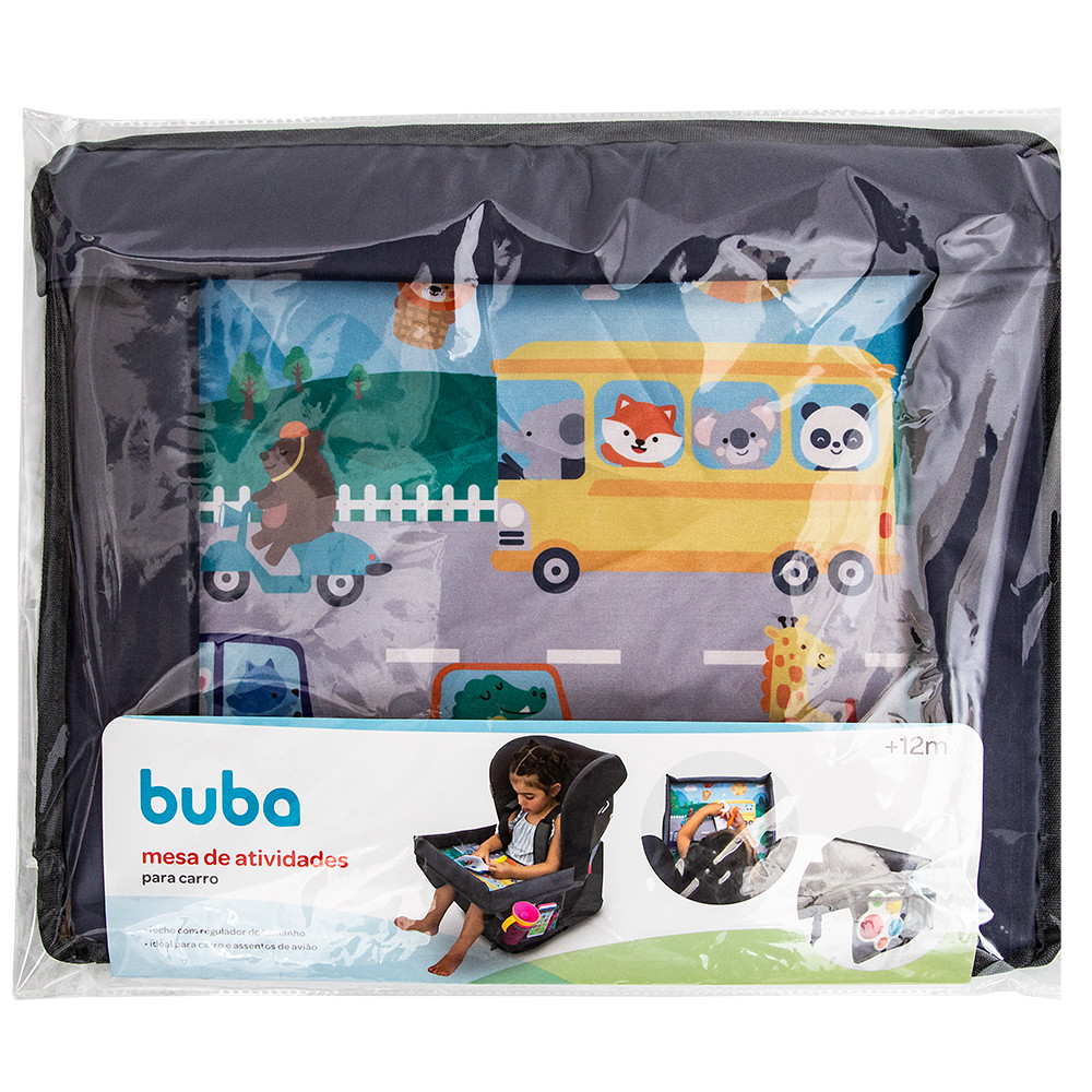 Mesa De Atividade Para Carro Infantil Portátil Buba