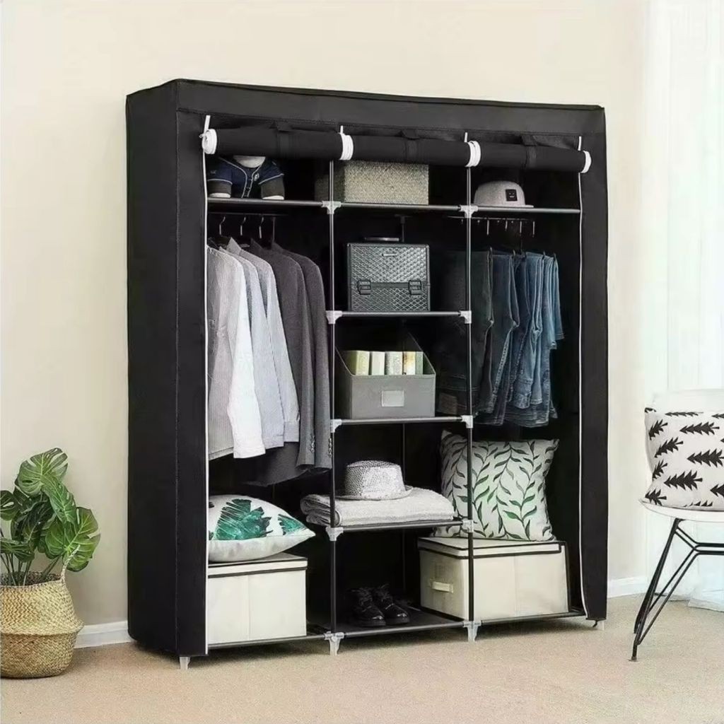 Guarda Roupa Dobrável Organizador De Roupa Armário Grande | Shopee Brasil