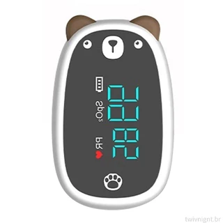 Oxímetro De Pulso Infantil Monitor De Saturação De Oxigênio No Sangue Ponta Do Dedo em Oferta na Shopee