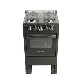 Fogão 4 Bocas a Gás Braslar New Sirius com Mesa Inox Preto