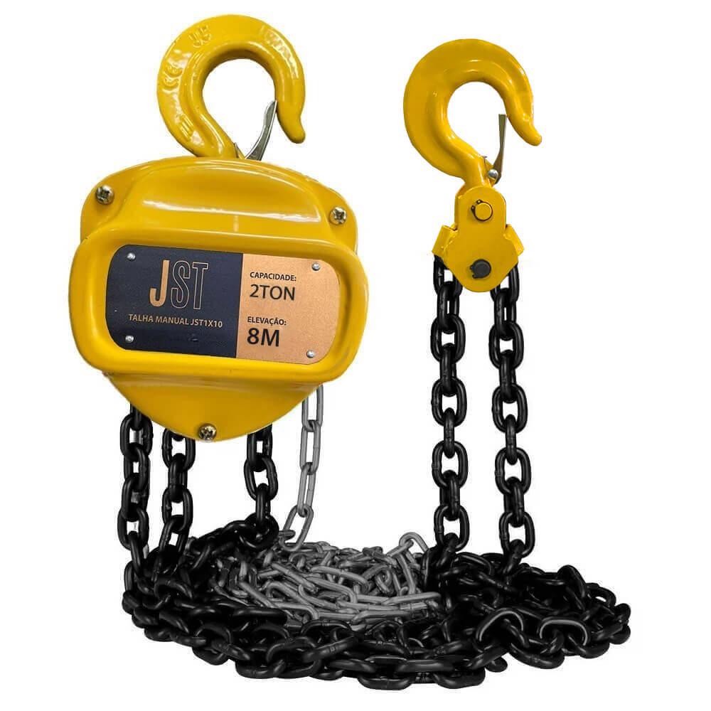 Talha Manual De Corrente - 2 Toneladas - 8 Metros - JST | Shopee Brasil