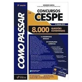 Como Passar em Concursos CESPE - 8.000 Questões Comentadas autor Wander Garcia
