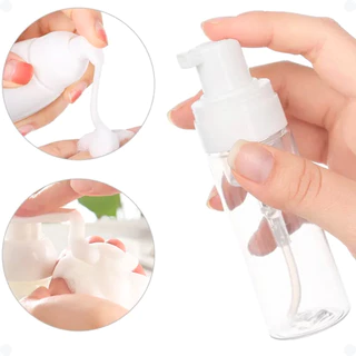 Kit 1/2/3 Frascos Spray Espumadores Transparentes de 50 ML – Ideal Para Higienização Facial e Extensão de Pestanas em Oferta na Shopee