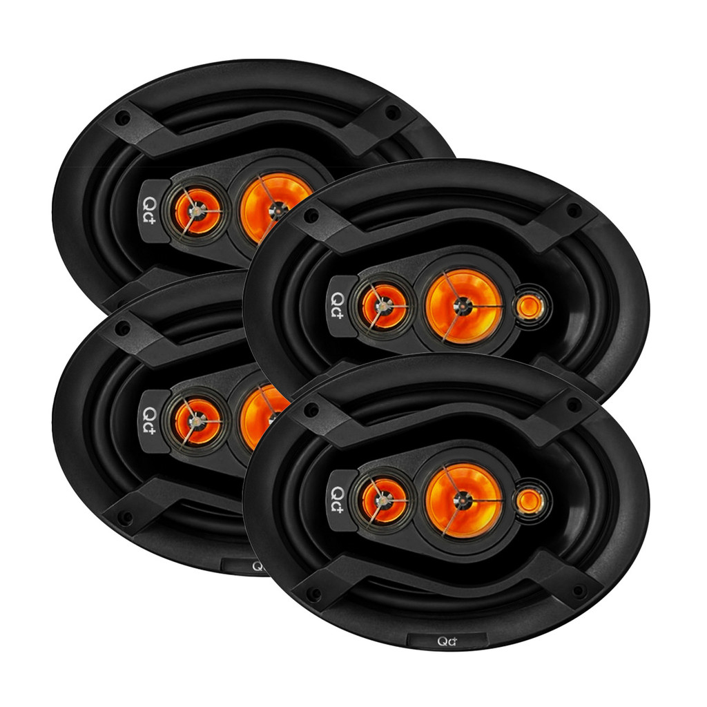 Kit 2 Pares Alto Falante 6x9 Polegadas Qa+ 300w Rms AF-6915