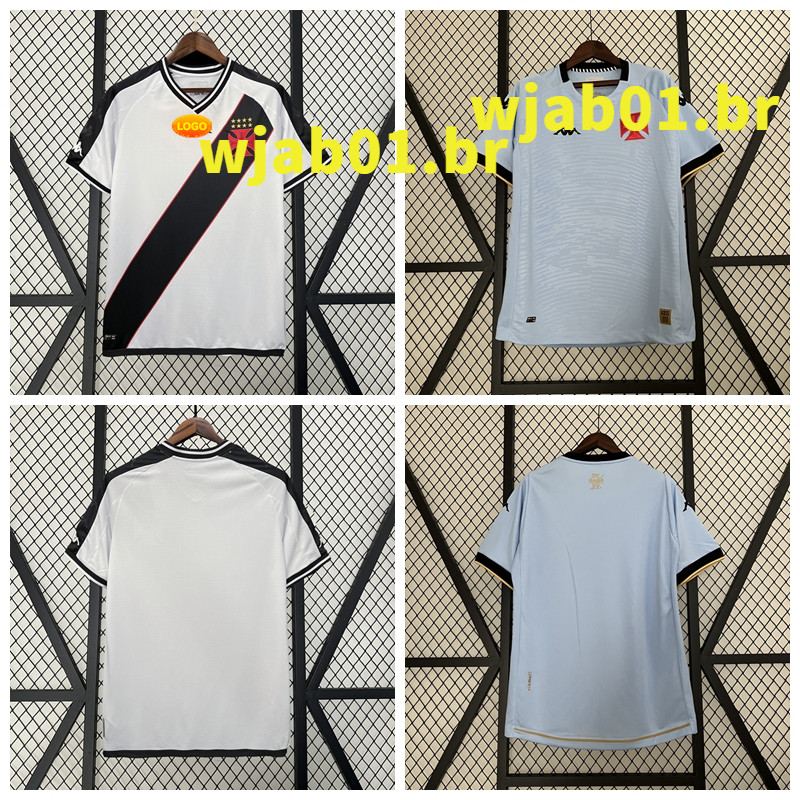 2024-25 Vasco da Gama Clube Temporada Fora Goleiro S-4XL Sports Camisa De Futebol De Manga Curta