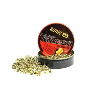 Chumbinho Sonic Gold Latonado - Calibre 5,5 Mm - Com 250
