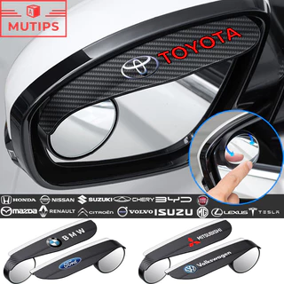 2 Pçs/Set Espelho Retrovisor Do Carro Chuva Sobrancelha Viseira Ponto Cego Capa De