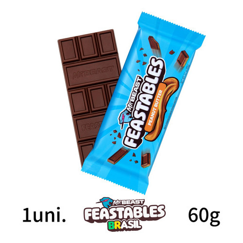Feastables 60g (sabores) - Chocolate Mr Beast | Shopee Brasil