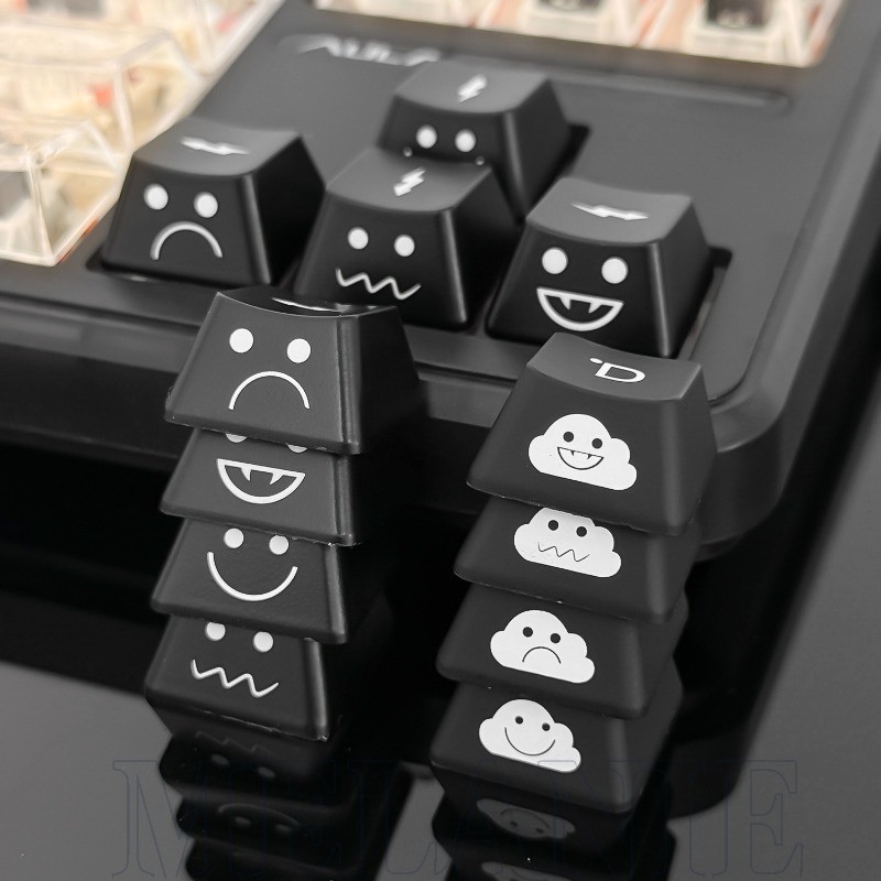 Teclas Emoji Fofas-WASD & Direction Keys Keycap-Tampa Da Chave Do Jogo ...