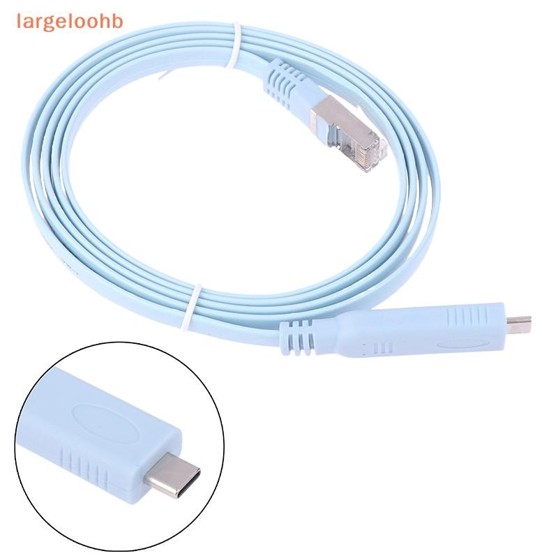 [largeloohb] Cabo De Console Usb C Para Rj45 De 1.5 M Adaptador Serial ...