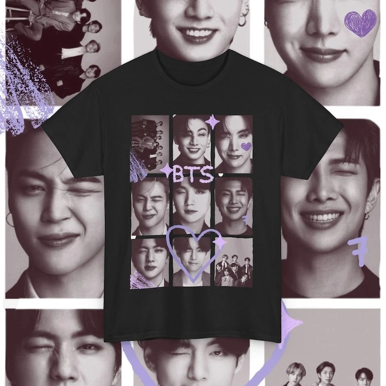 Camiseta BTS Wink Collage