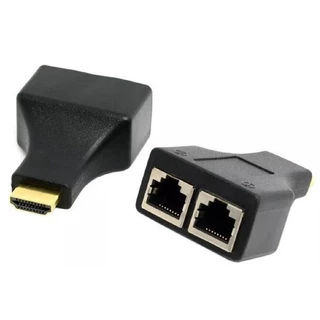 Repetidor Extensor HDMI com Alcance de 30 Metros Via Rede RJ45 Marisa em Oferta na Shopee