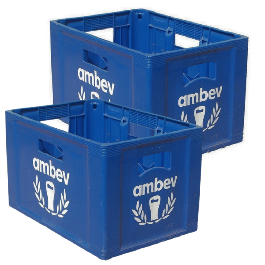 Kit 2 Engradado Cerveja 600ml Ambev Azul | Shopee Brasil