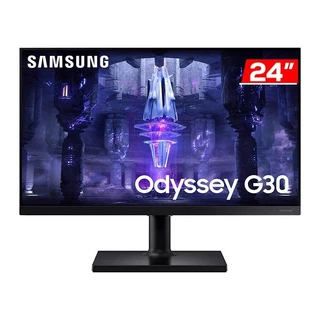 Monitor Gamer Samsung Odyssey G30, 24 Pol VA, FHD, 1ms, 144Hz, FreeSync, HDMI/DP, LS24BG300ELMZD em Oferta na Shopee