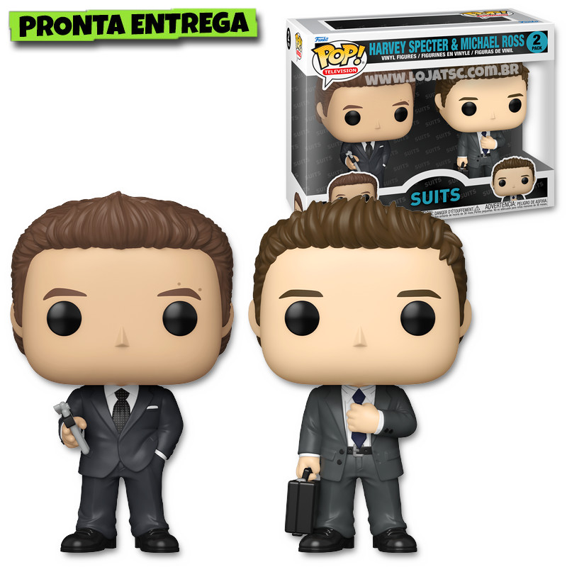 Funko Pop Suits - Harvey Specter & Michael Ross 2Pk | Shopee Brasil