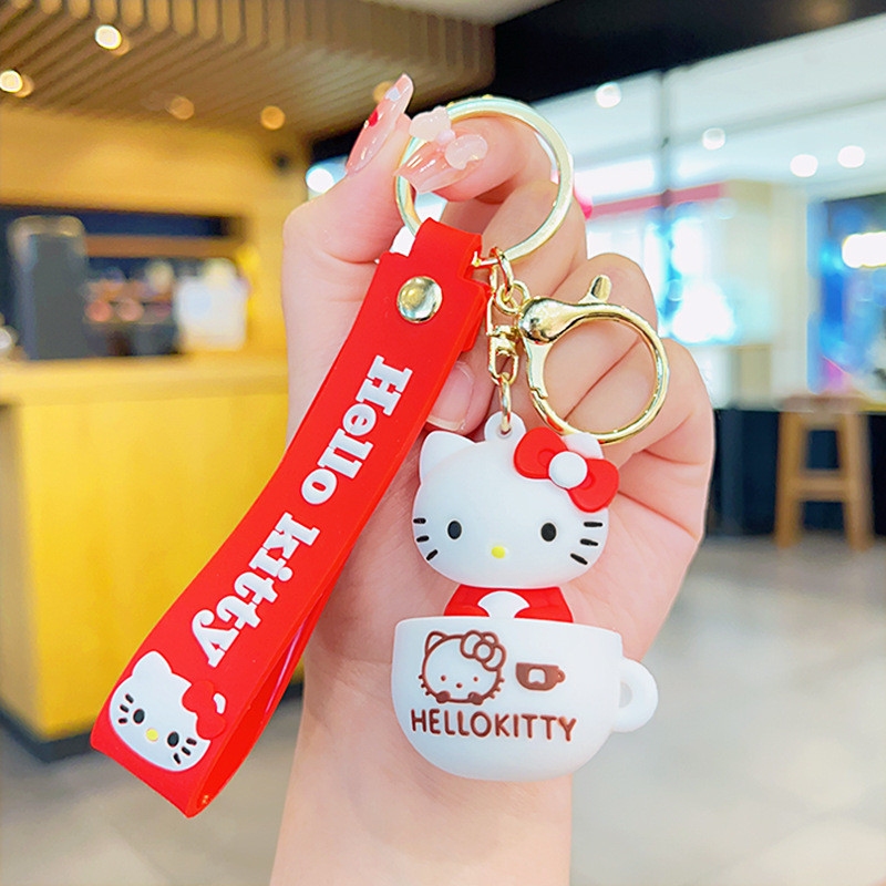 Chaveiro Hello Kitty Cartoon De Atacado Mochila Fofa Pingente