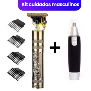 Máquina De Cortar Cabelo Para Barba Masculina Designer Aleatório Elétrico Profissional1