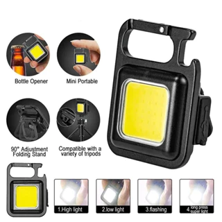 Lanterna COB Protátil Chaveiro Iluminação EDC Para Camping e Pesca à Prova d