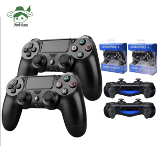 KIT com 2 Controles Compatível Com Ps4 Sem Fio Joystick Manete Ps4 e Pc com bluetouch premium--Pronta Entrega