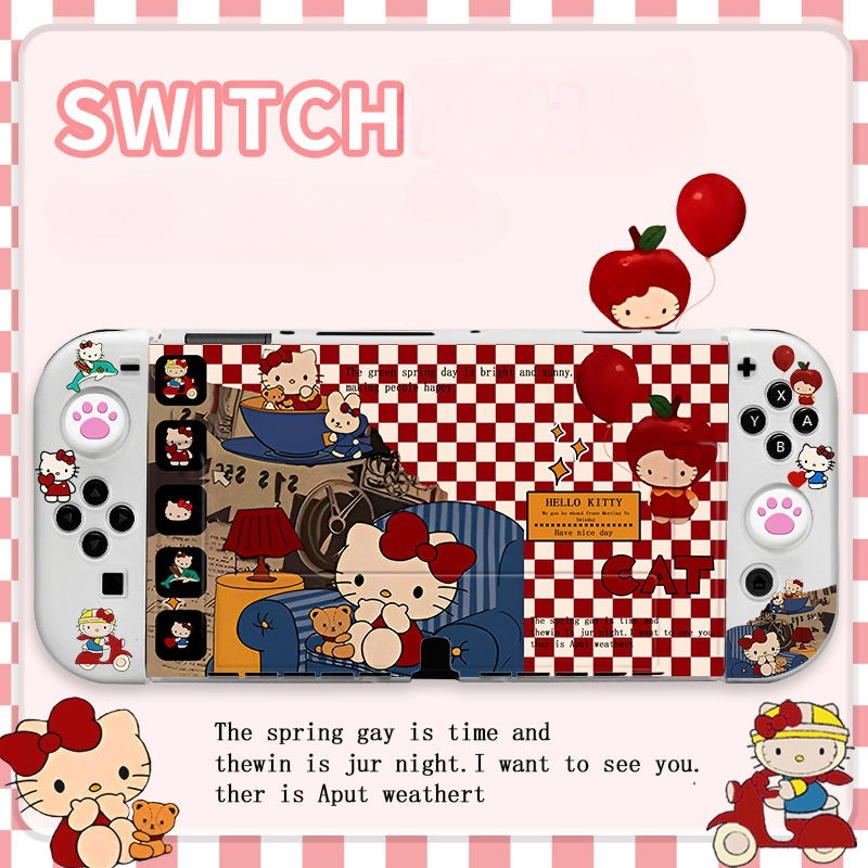 Nintendo Switch console De Jogos Capa Protetora Grade Hello Kitty NS ...