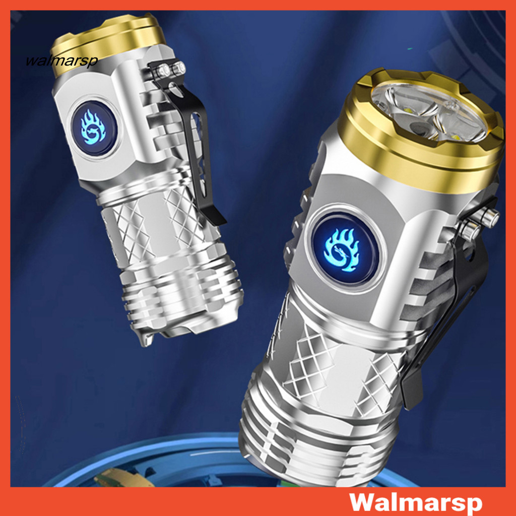 Mini Flashlight Waterproof Keychain Led Light Bright Torch with ...
