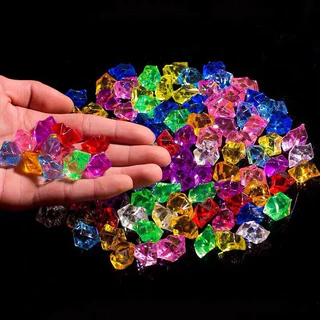 Cubo de Gelo de Acrílico Color Pedra Pedrinha Acrílico Decorativa Para Aquários Vasos Arranjos 245g Decorativos