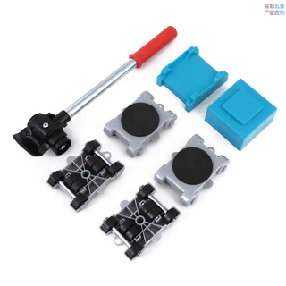 Aparelho Movedor Kit 8 peças Móveis 360 ​​Graus Fácil Levantador Materiais Pesados Triangulo ABS
