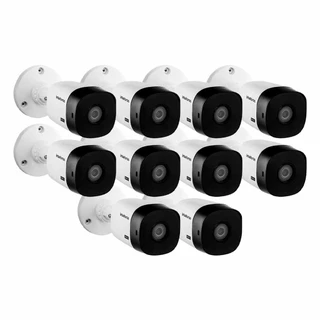 Kit 10 Câmeras Intelbras VHL 1220 B G2 Bullet HDCVI LITE Full HD 1080p, Lente 3.6mm, Visão Noturna 20m, IP66