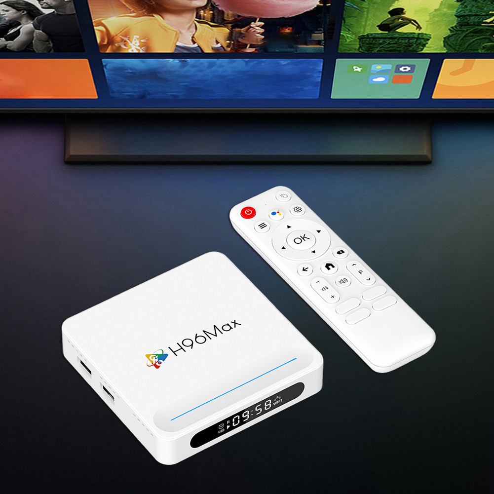 ARVALOLET Android 14 Smart TV Box WiFi6 BT5.4 Media 8K Set Top