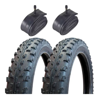 Kit Par De Pneu E Camara Para Bicicleta Aro 16x1.75 Infantil em Oferta na Shopee