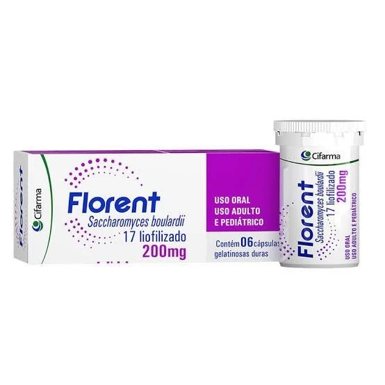Probiótico Florent 200mg 6 cápsulas