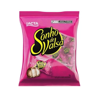 Chocolate Lacta Sonho de Valsa Pacote 1Kg em Oferta na Shopee