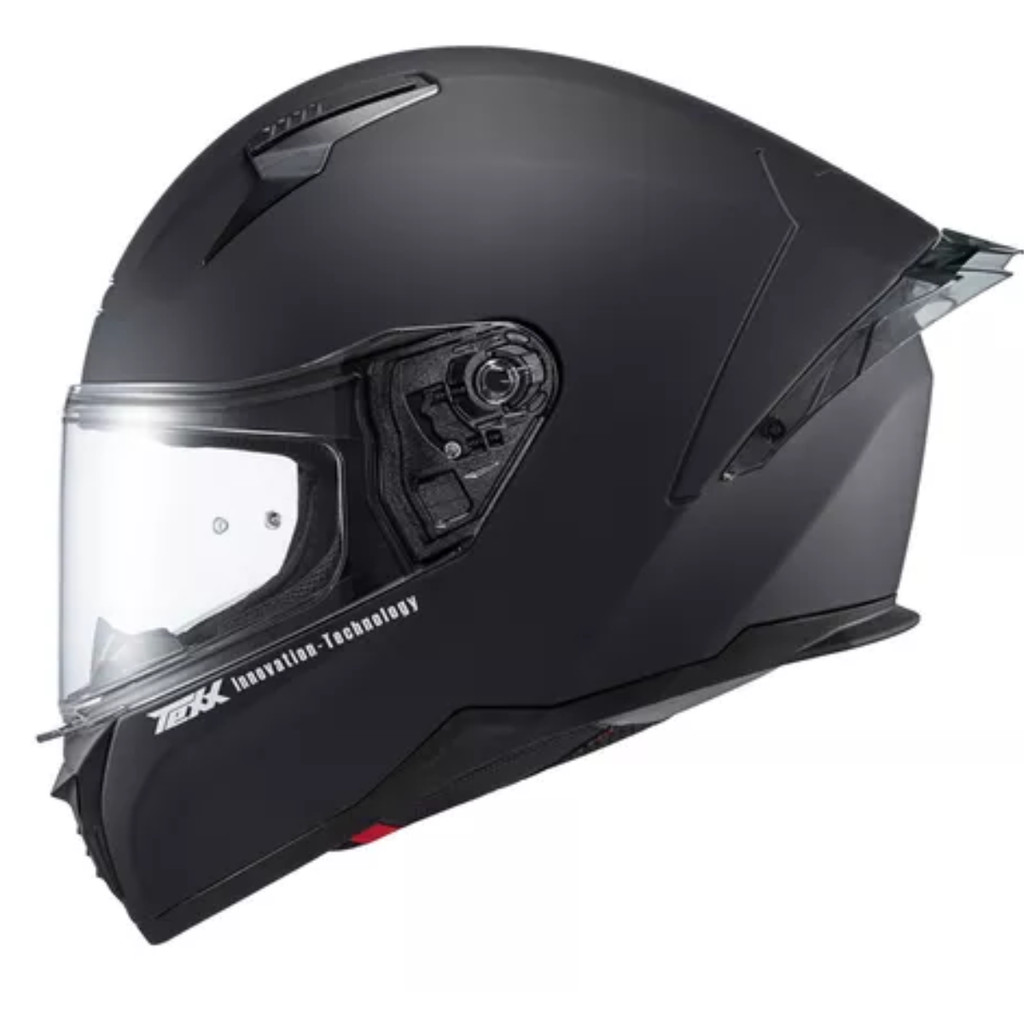 Capacete Moto Texx Raptor Solido Preto Fosco Viseira Fumê