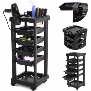 Carrinho Auxiliar multiuso organizador 4 gavetas salão de beleza estética manicure santa clara em Oferta na Shopee