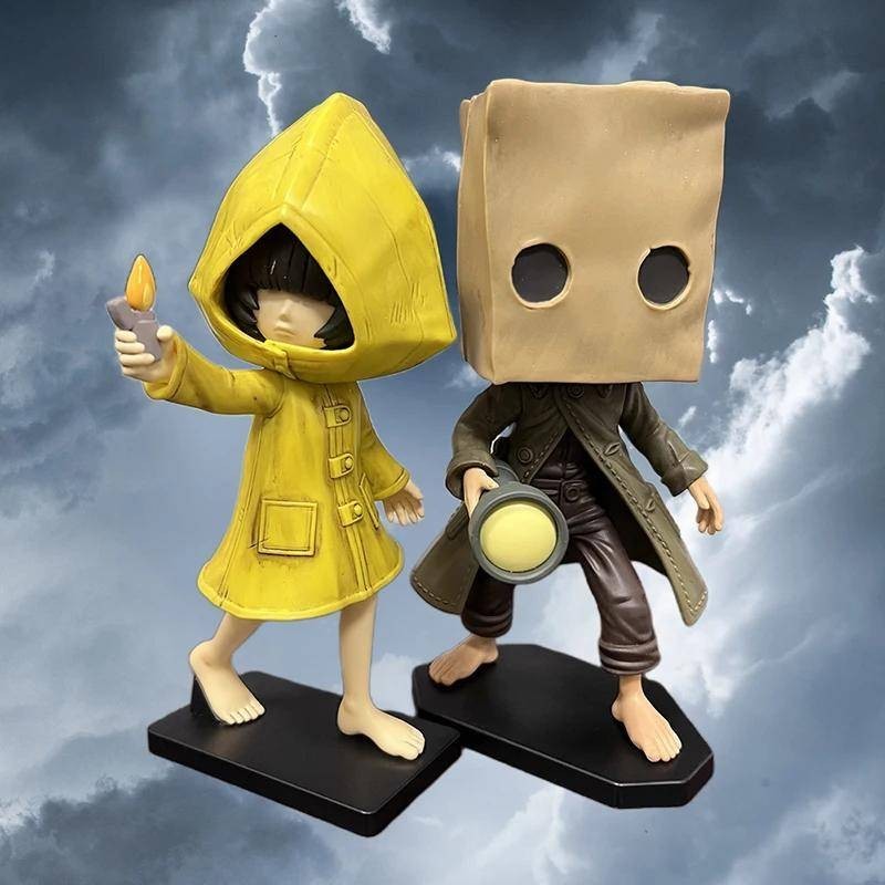 17cm Little Nightmares Mini Anime Game Figure Little Nightmares Nomes/Six/Mono Action Figure Collectible Model Doll Toys Gifts