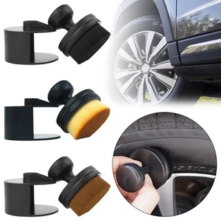 Escova Portátil Para Carros Acessórios Limpeza De Pneus Remoção De Pó Projeto De Vedação De Artefatos Com Tampa De Alta Densidade Ferramentas De