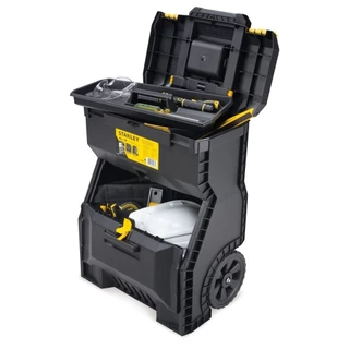 Caixa P/ Ferramentas Monobloco Com Rodas 45Cm Stanley