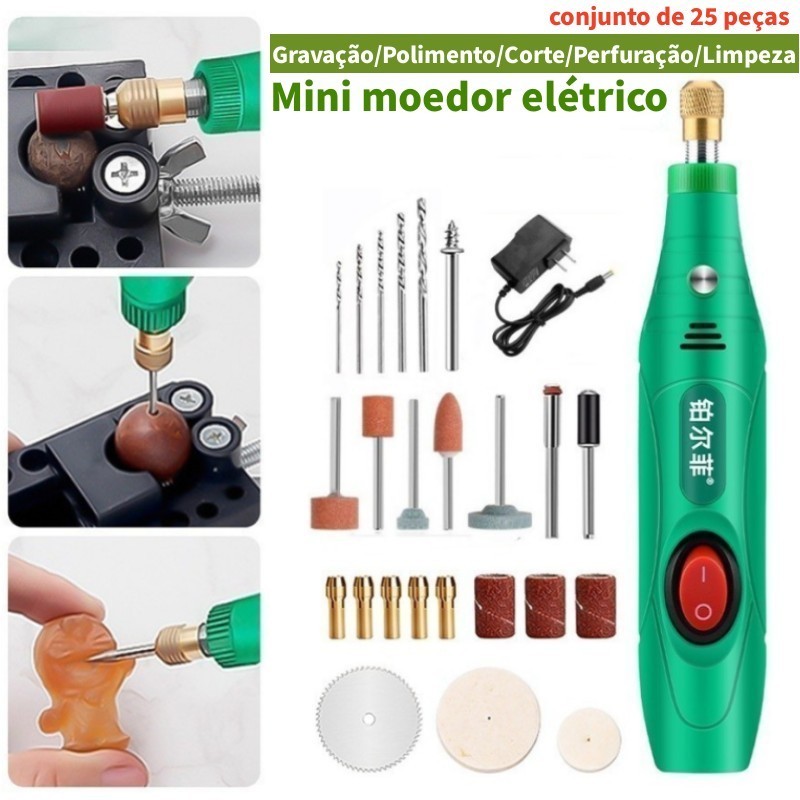 Diy Tool 25PCS Mini Esmerilhadeira Multifuncional