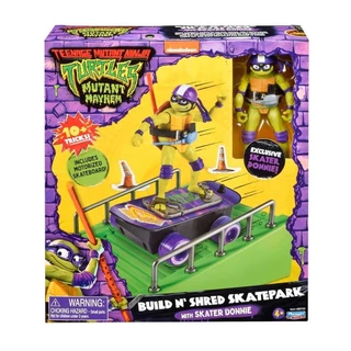 Pista de Skate com Boneco Donnie Skatista - Tartarugas Ninja