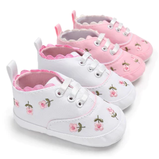 [Sapatos De Bebê Para Meninas 0-1 Ano Tênis Fofinhos