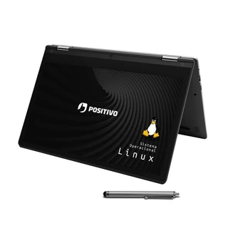 Notebook Positivo Duo C464D-5 Intel® Celeron® N3350 Linux 4GB RAM 64GB 11,6” LED HD IPS - Cinza