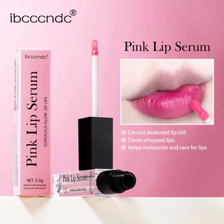 Ibcccndc Tender Lip Gloss Batom Cor-de-Rosa Batom Cor-de-Rosa Brilho Labial Cor-de-Rosa